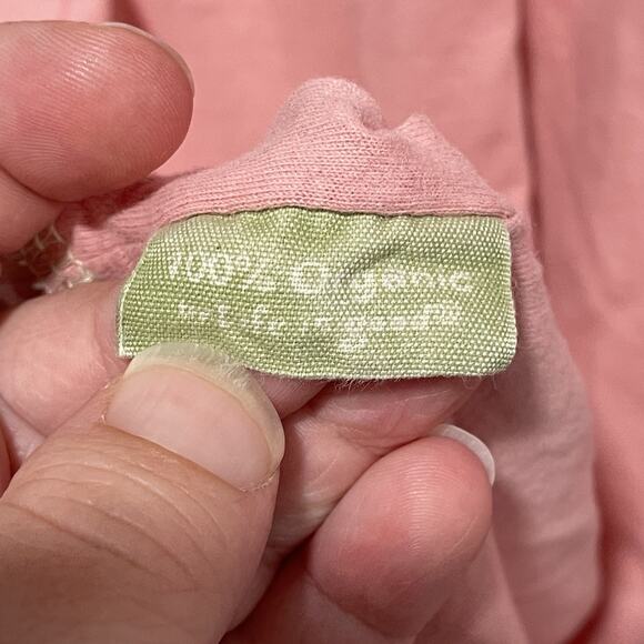 Life is Good Karma Organic Graphic Tee Size XL Pink Oversized Heart Tree Love - Picture 8 of 8